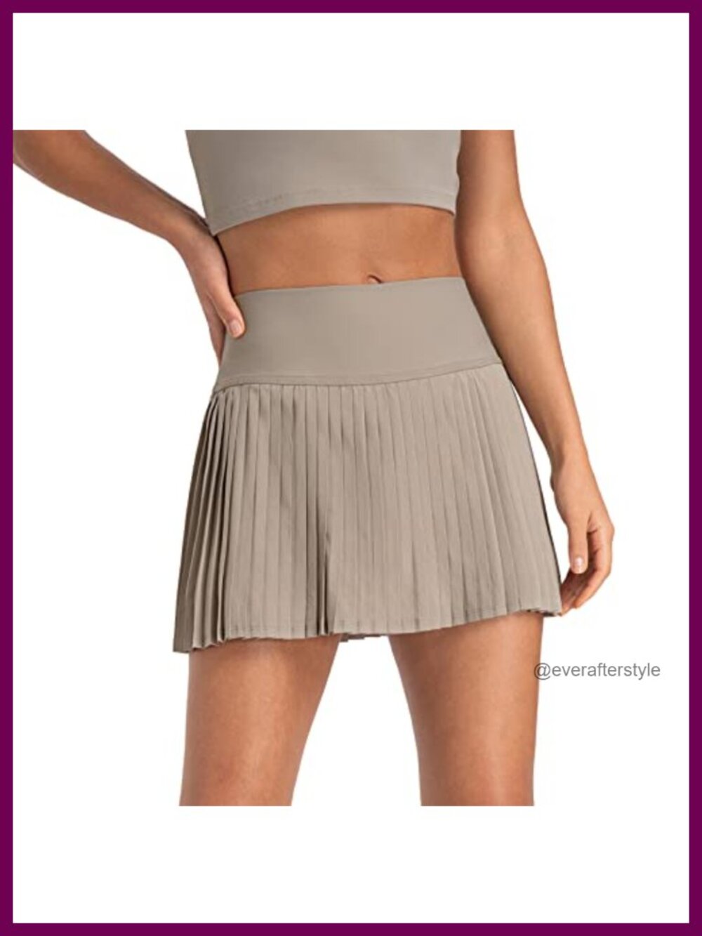 Women's Pleated Tennis Mini Skirt with Liner Shorts & Pockets